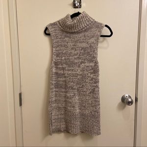 Club Monaco turtleneck sweater vest cashmere blend